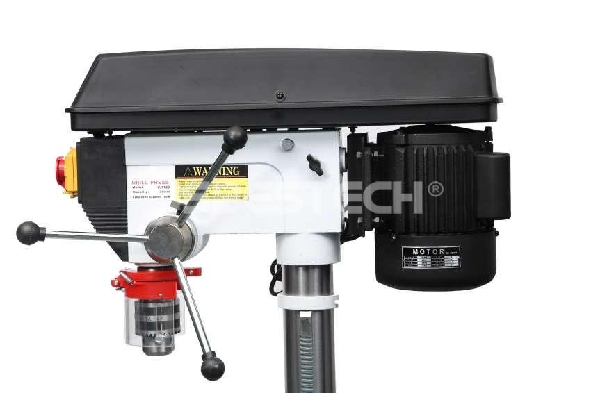 ZJ5120 20mm Capacity front switch bench drill press machine with vice and laser