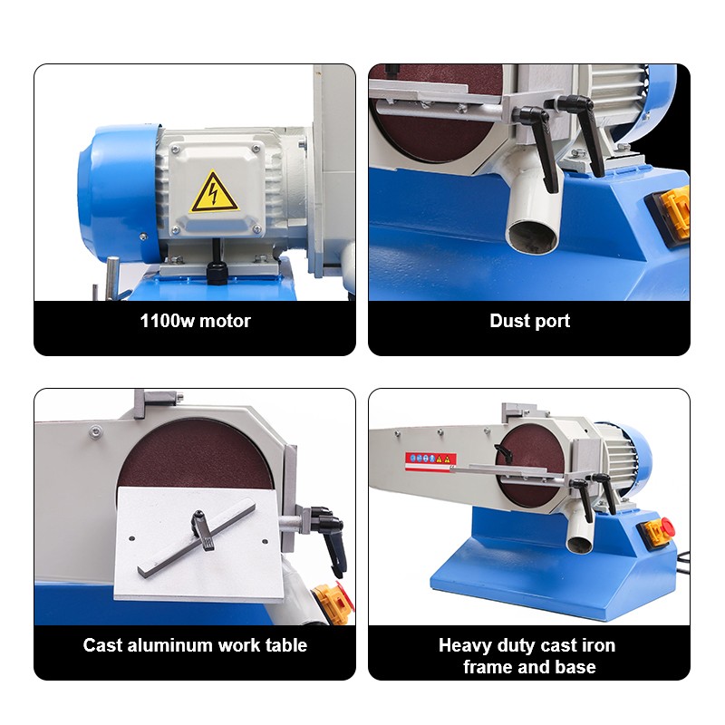 BS-75 Manual Belt and disc sanding machine