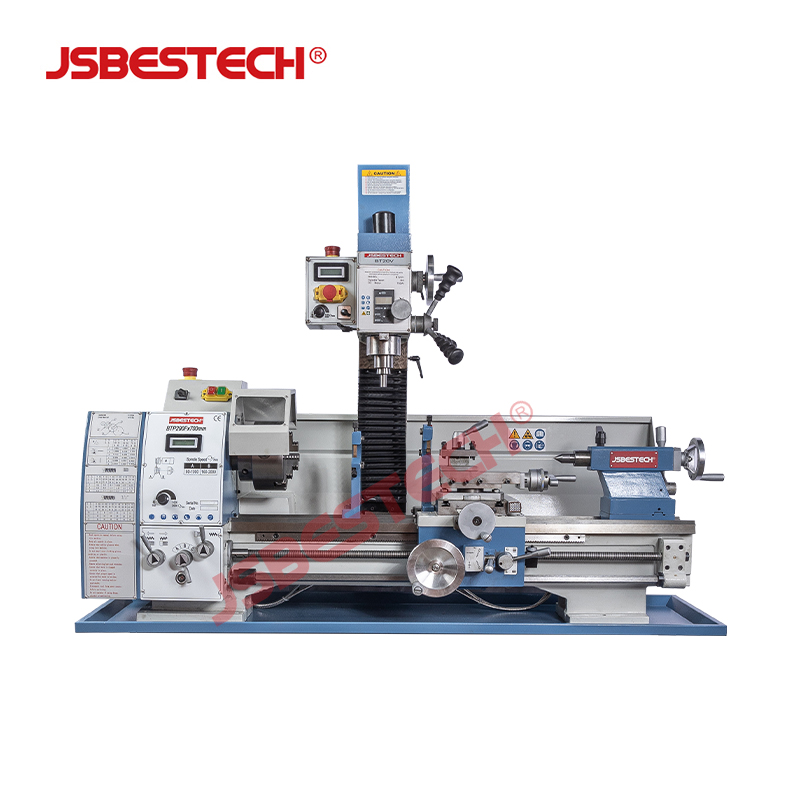 BT290F Brushless motor metal lathe machine with milling head