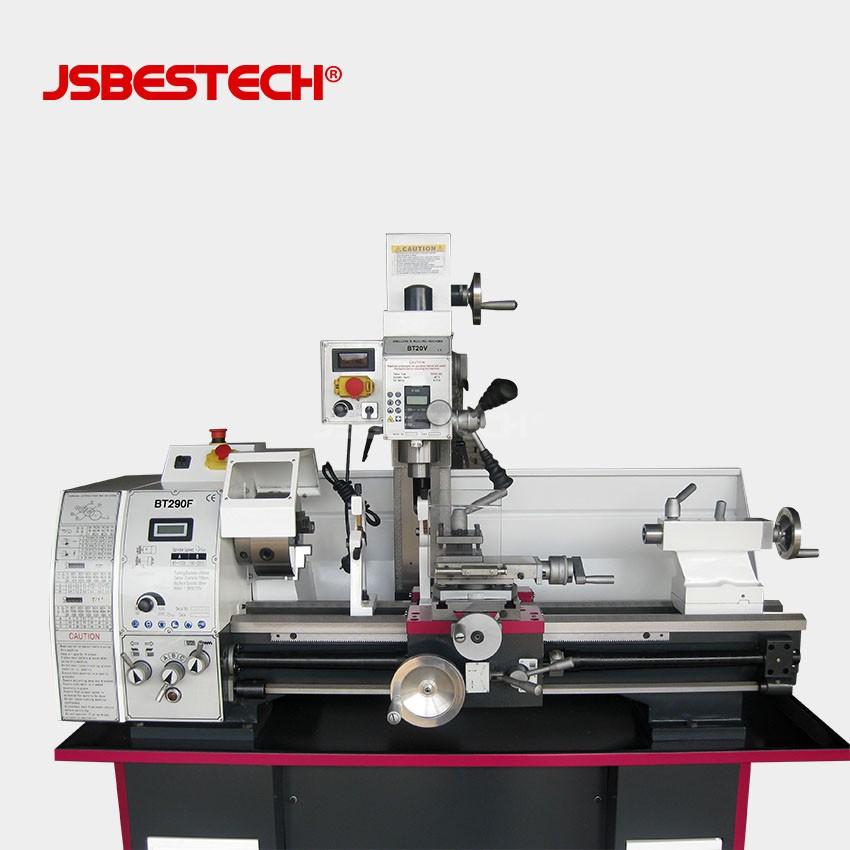 BT290F Brushless motor metal lathe machine with milling head
