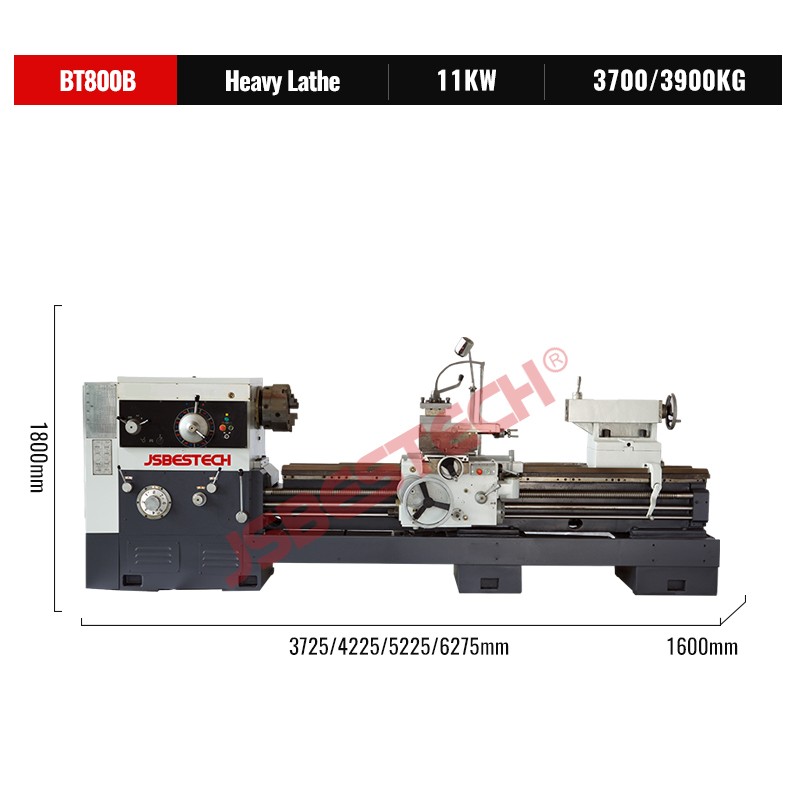 BT800B 800mm 11kw gap bed metal lathe machine