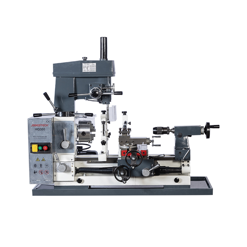 Cost-Effective HQ300 20mm Max. Drilling Capacity Lathe Mill Combo Machine for Component Production