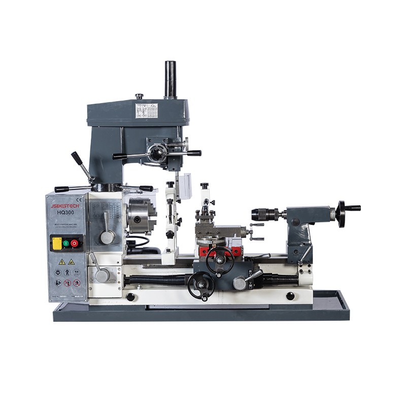 Cost-Effective HQ300 20mm Max. Drilling Capacity Lathe Mill Combo Machine for Component Production