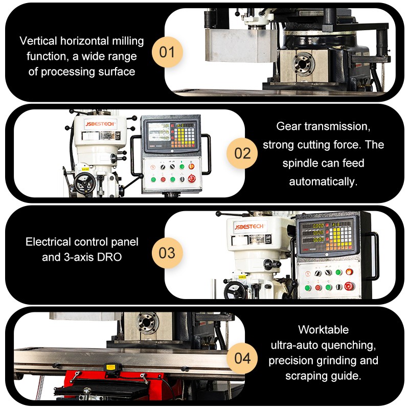 High Quality BFX6325 Universal Milling Machine High Precision Milling Machine