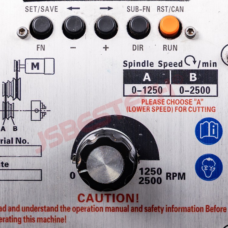 Home Essential BT210E-38 Manual Lathe for Mechanical Repair Shops