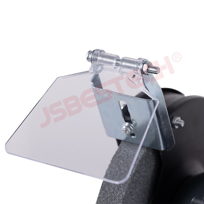 MD3215FB Electric Industrial Bench Grinder Machine with 150x20/40x12.7mm Wheels 36# 80# Grit 1 Year Warranty