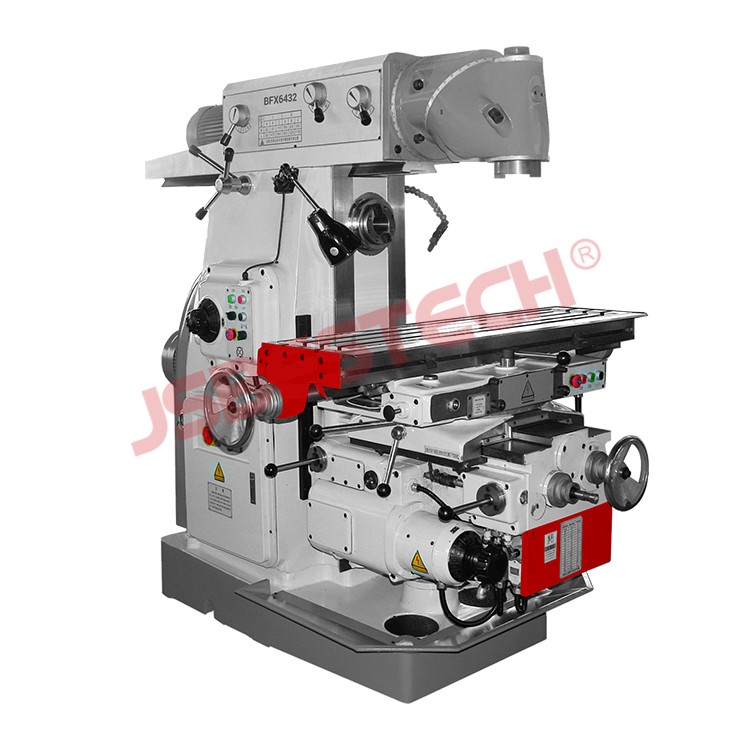 Universal Milling Machine BFX6432 With Vertical/Horizontal Spindle and Rotary Table