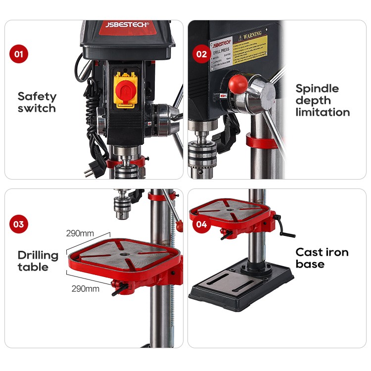 Wholesale ZJ4116H 375W aluminum laser multi drill press