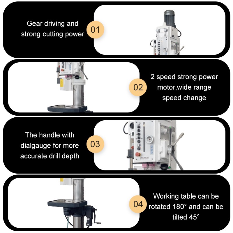 Z5050 50mm drill capacity M33 tapping heavy duty drilling machine