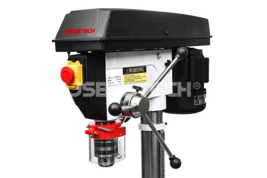 ZJ5120 20mm Capacity front switch bench drill press machine with vice and laser