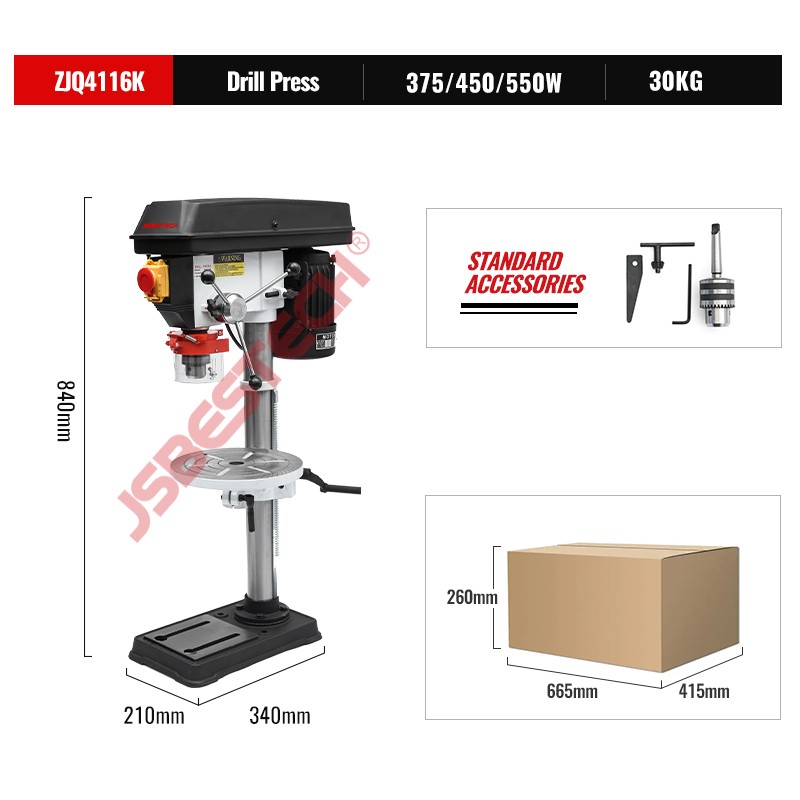 ZJQ4116K High precision mini bore hole drilling press machine