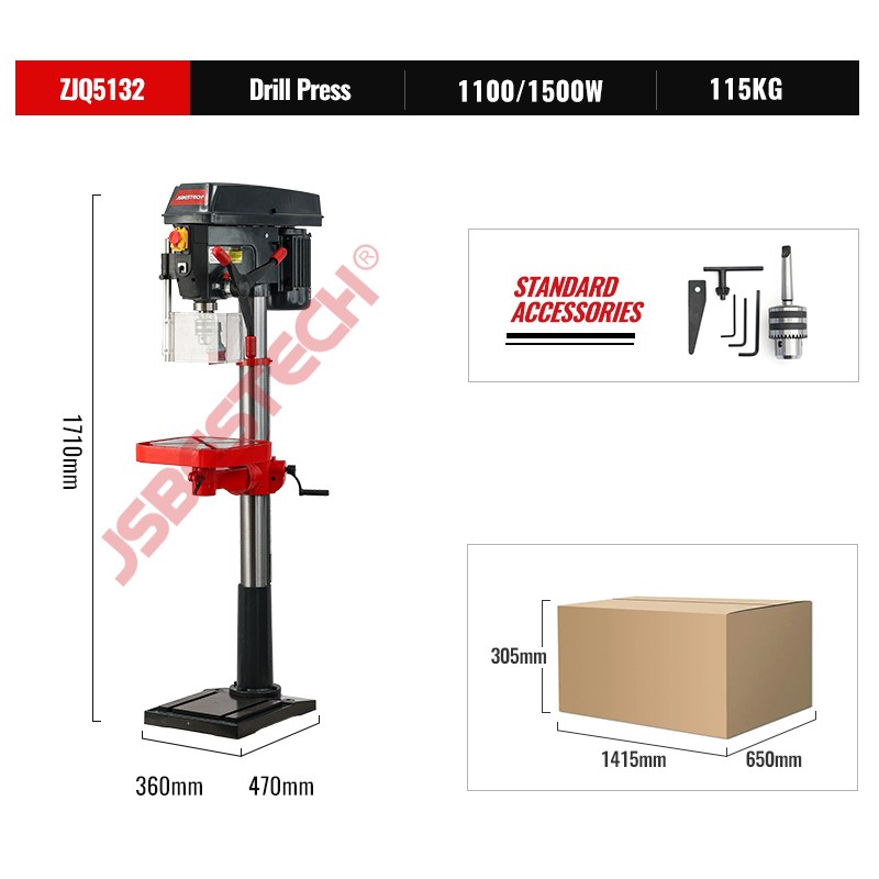 ZJQ5132 China cheap price 32mm mini drill press stand